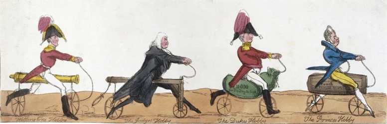 Hommes Professionnels Montant des Chevaux de Bois, c.1820